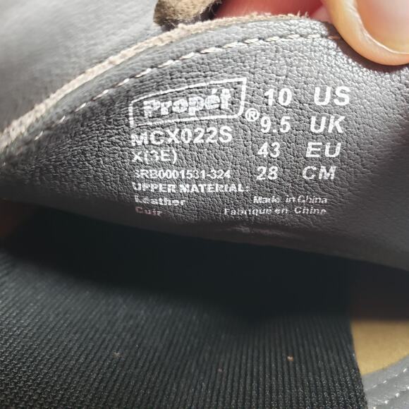 Propet Finn Mens Size 10 3E Wide Brown Suede Formal Dress Oxford Shoes MCX022S - Picture 13 of 13